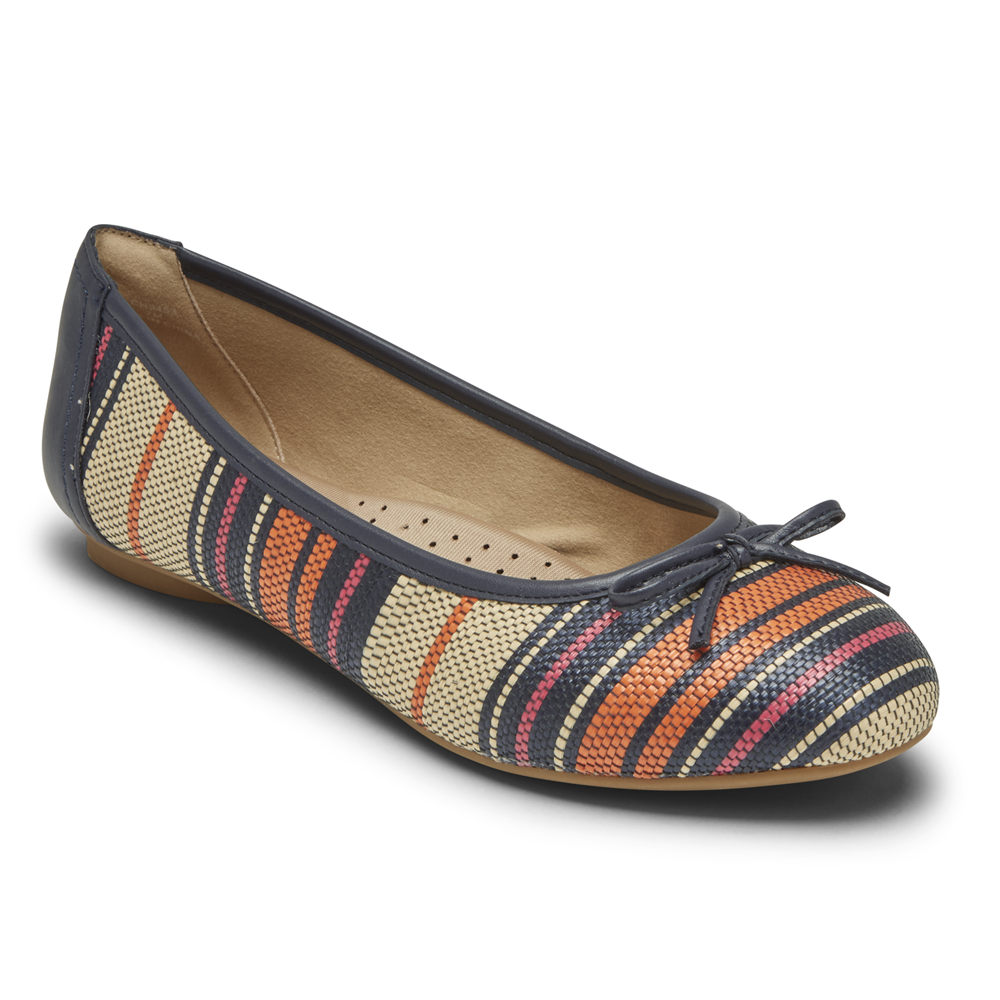 Rockport Womens Flats Multicolor - Reagan Bow - UK 548-UGQXWM